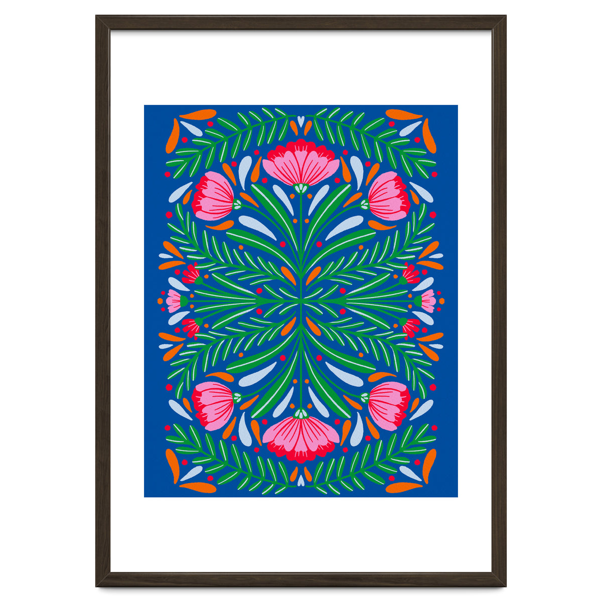 Bold Symmetrical Flowers