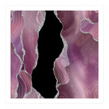 Mauve & Silver Agate Texture 01  (Print Only) thumbnail
