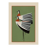 Striped Bird Pair (Print Only) thumbnail