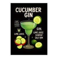 Cucumber Gin (Print Only)
