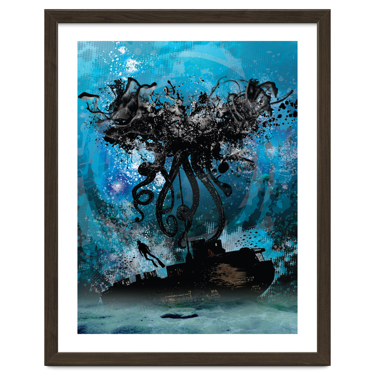 Ink Octopus Shipwreck