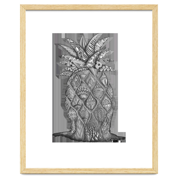 Surreal melting pineapple by Charsy