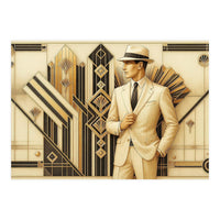 Gatsby Gentleman Art Deco Scene (Print Only)