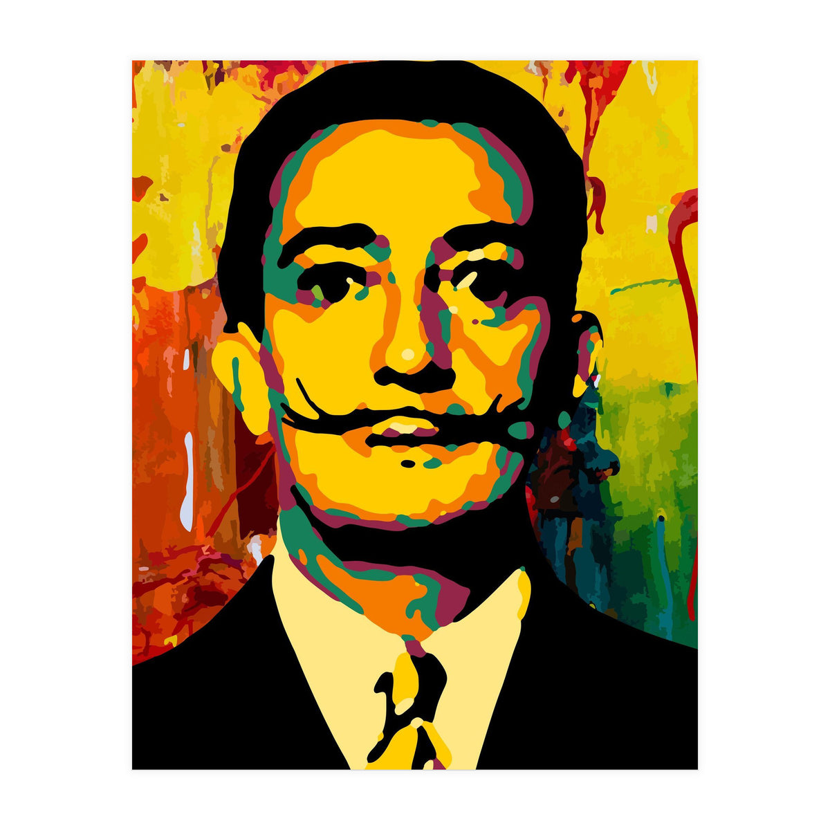 Salvador Dali Abstract (Print Only)