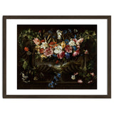 Juan de Arellano / 'Garland of Flowers with Landscape', 1652, Spanish School. thumbnail