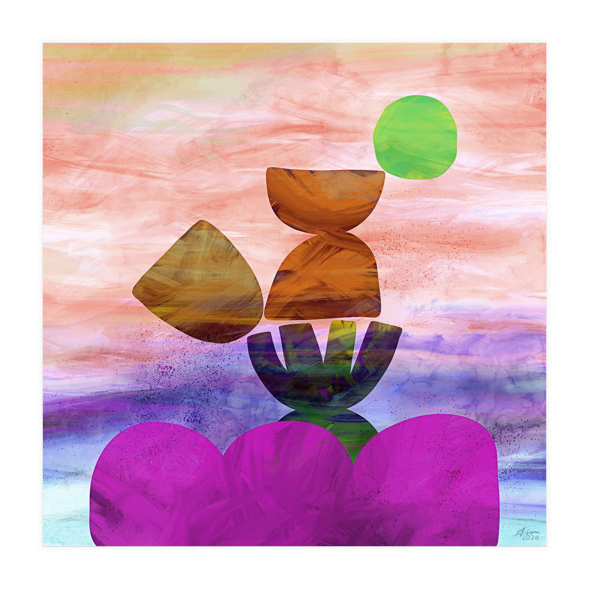 Balance (ochre) (Print Only)