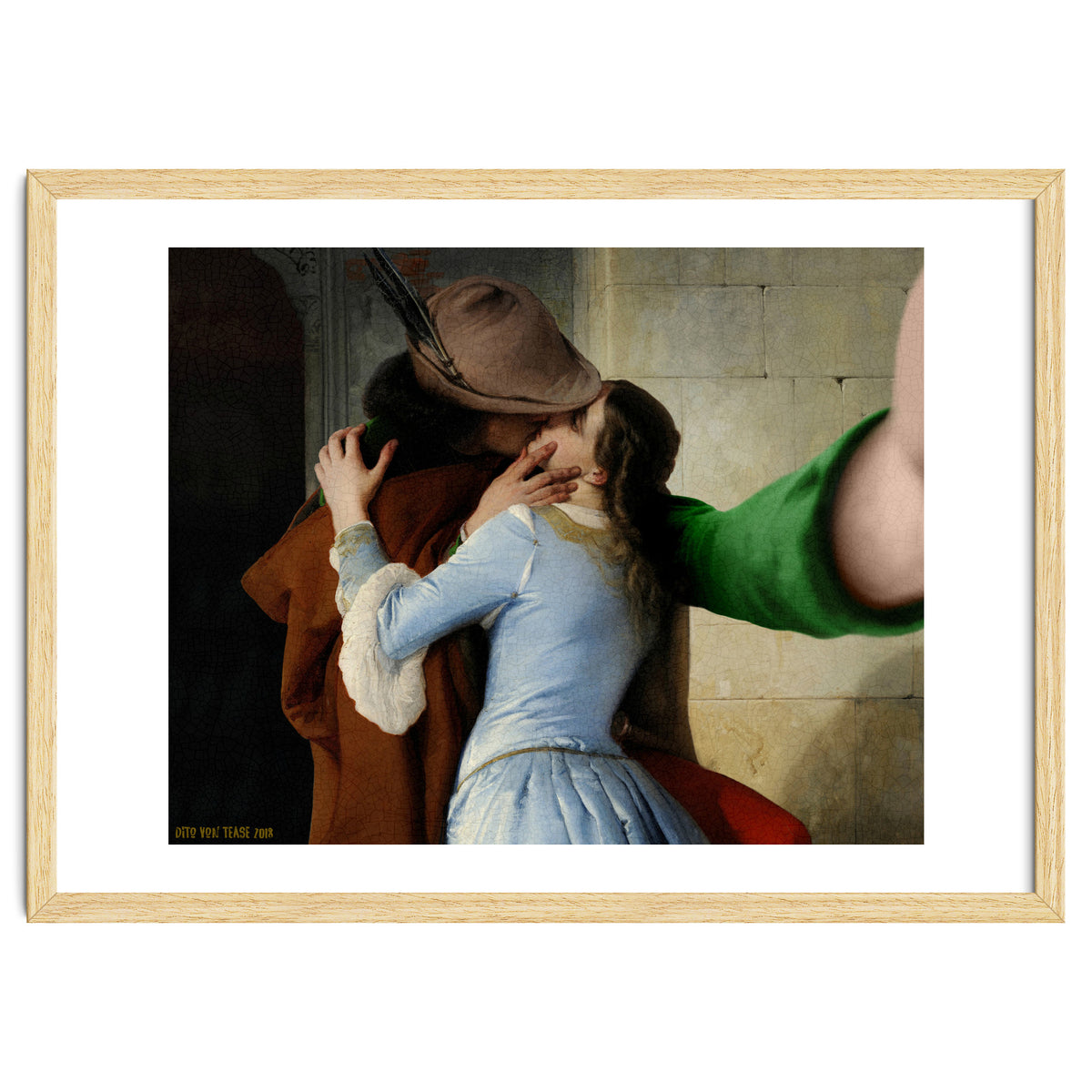 Francesco Hayez - The Kiss - Selfie