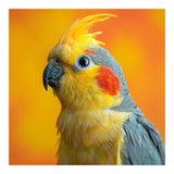 Close Up Cockatiel Parrot With Yellow Crest (Print Only) thumbnail