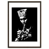 Don Cherry Trumpeter Jazz Music Legend in Grayscale thumbnail