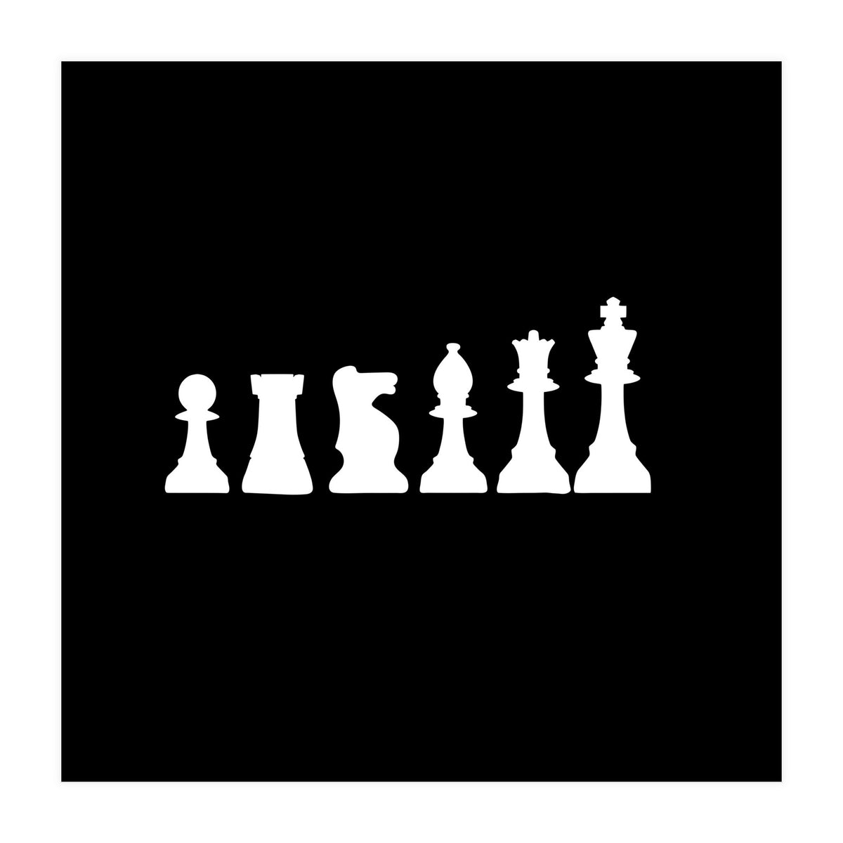 Chess Game Pieces (Print Only)