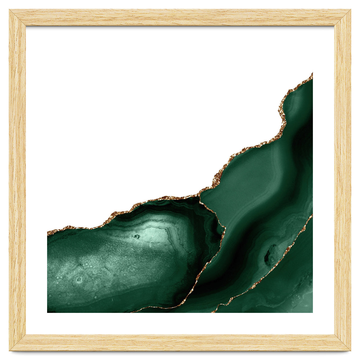 Emerald & Gold Agate Texture 09