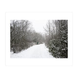 Walking through the snow park (Print Only) thumbnail
