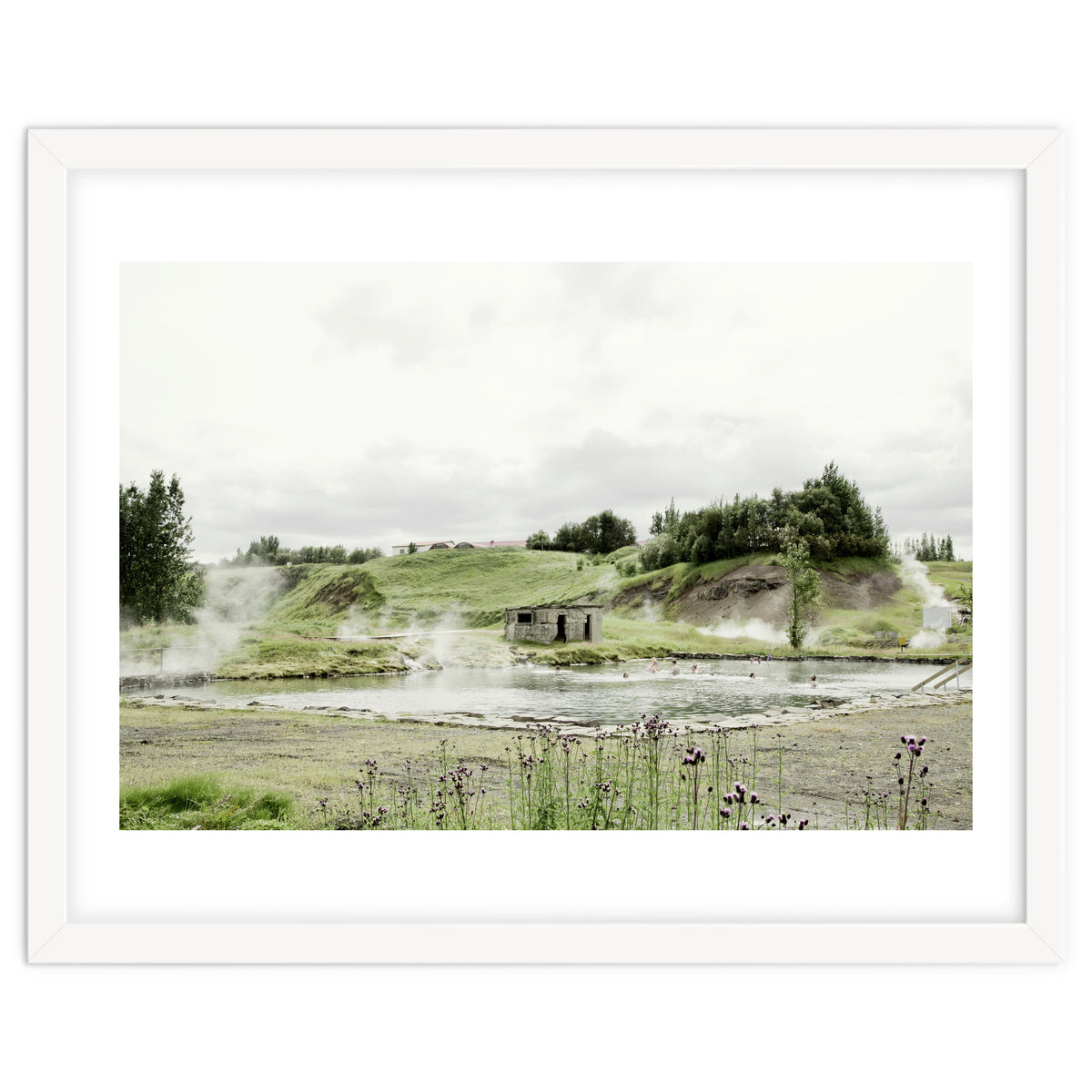 A natural hot spring bath - Iceland