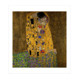 Gustav Klimt The Kiss Gold Romantic Art (Print Only) thumbnail