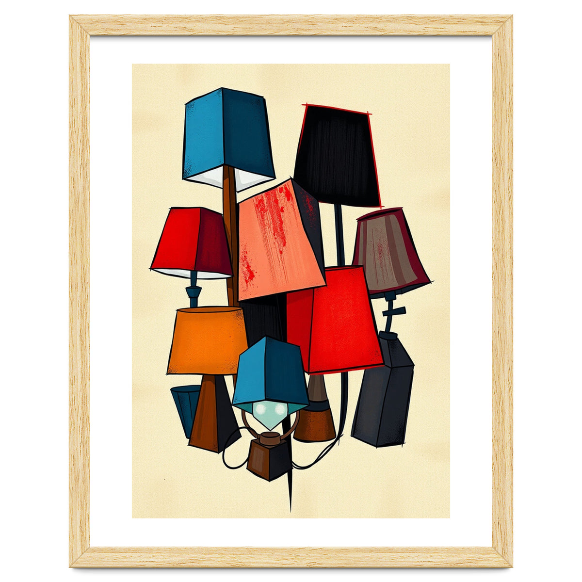 The Lamp Abstract Elegant