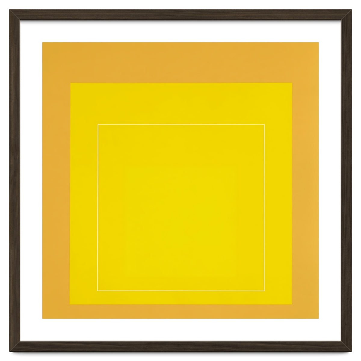 JOSEF ALBERS - HOMAGE TO THE SQUARE YELLOW