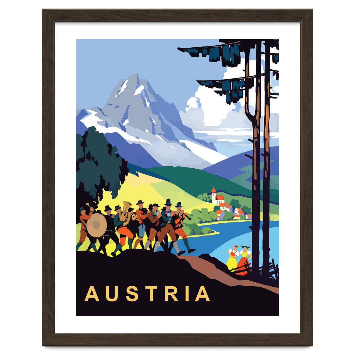 Austria, Music Orchestra on Picnic