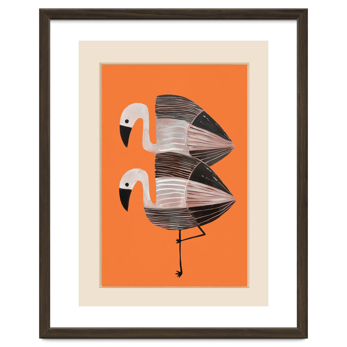 Tangerine Flamingos