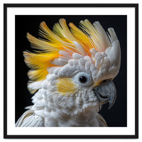 Close Up Of A Cockatoo With Yellow Crest