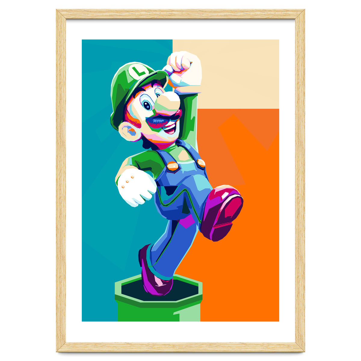 Mario Luigi Pop Art Cartoon Pop Art