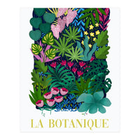 La Botanique, Botanical Garden, Colorful Jungle Print, Boho FLower Market (Print Only)