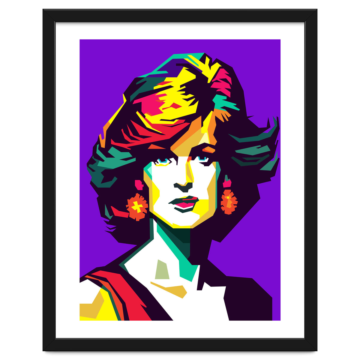 Retro Diana Famous Loved Beauty Woman