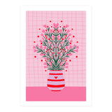 Heart Flowers Vase (Print Only) thumbnail