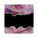 Mauve & Silver Agate Texture 03  (Print Only) thumbnail