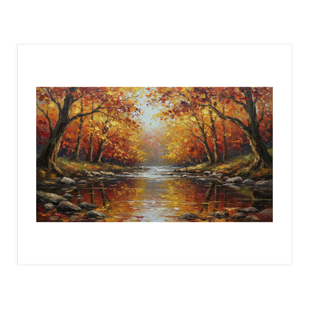 Golden Autumn Creek (Print Only)