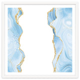 Blue & Gold Glitter Agate Texture 08 thumbnail
