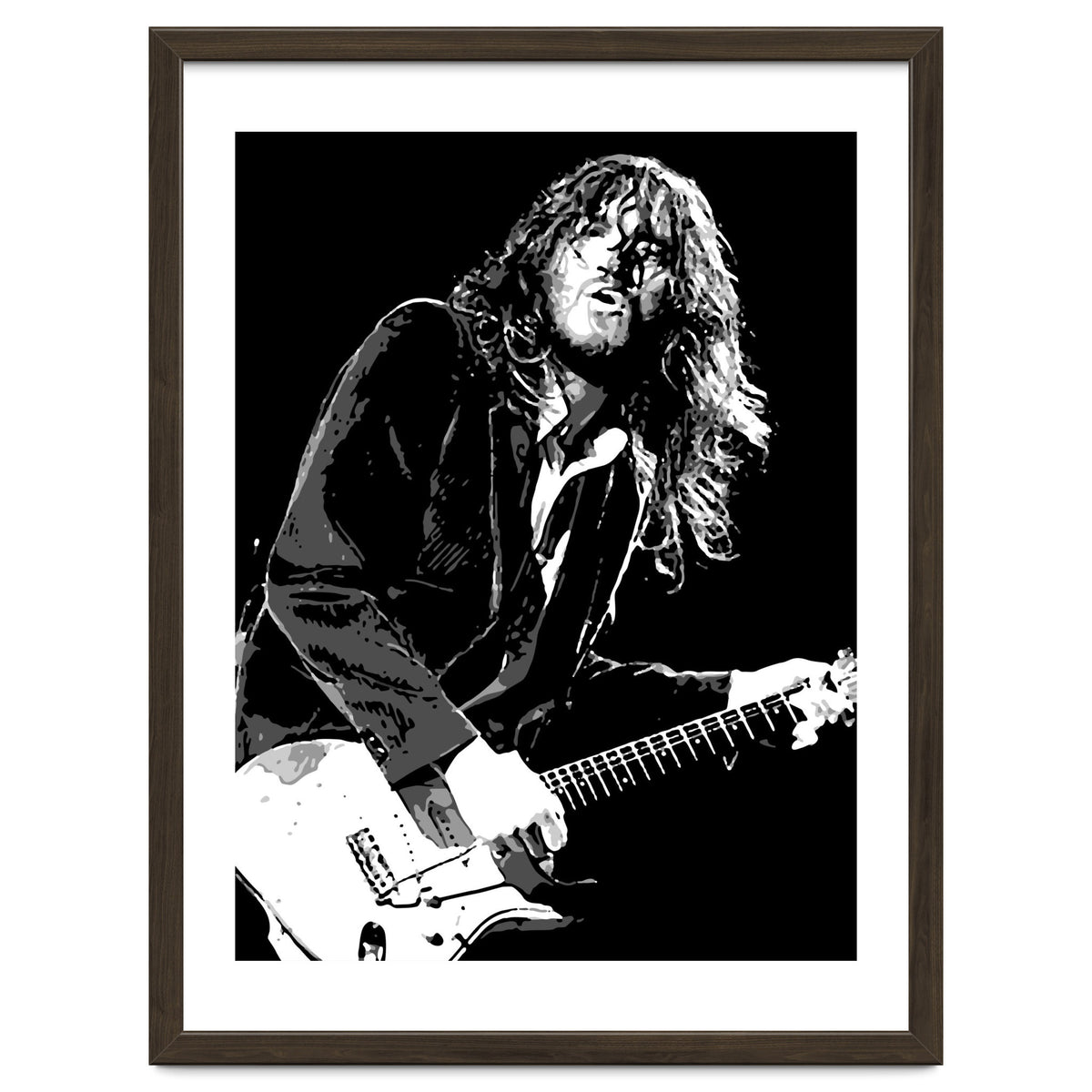 John Frusciante American Musician Legend in Monochrome