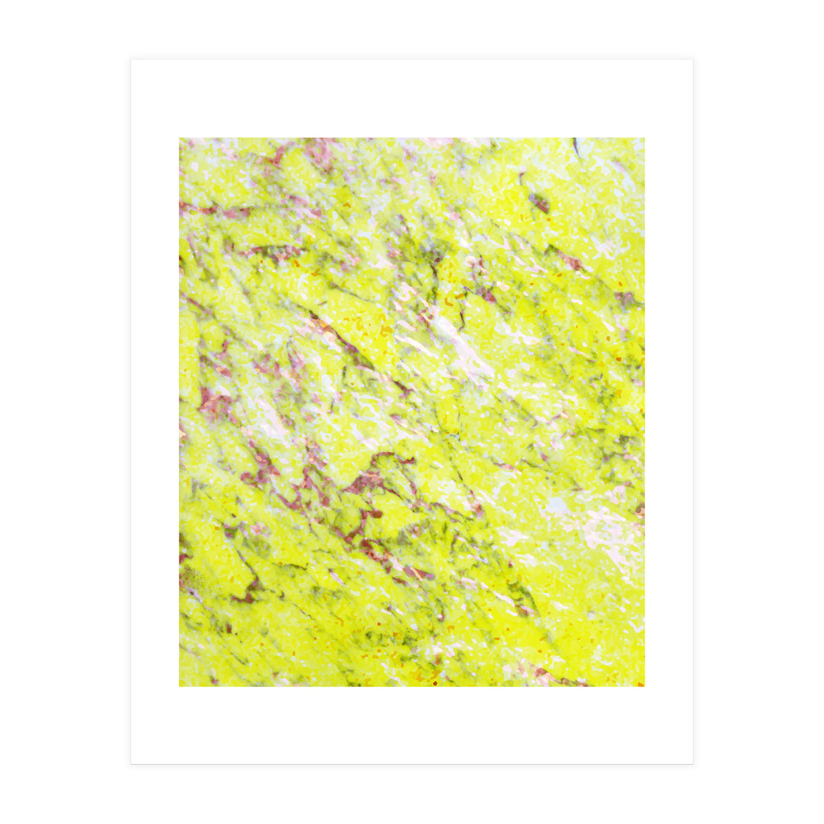 Lemon & Pink Marble (Print Only)