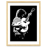 Pat Metheny American Jazz Musician in Monochrome thumbnail