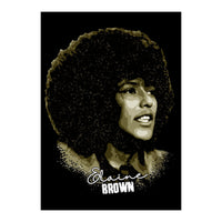 Vintage Elaine Brown American Prison Activist (Print Only)