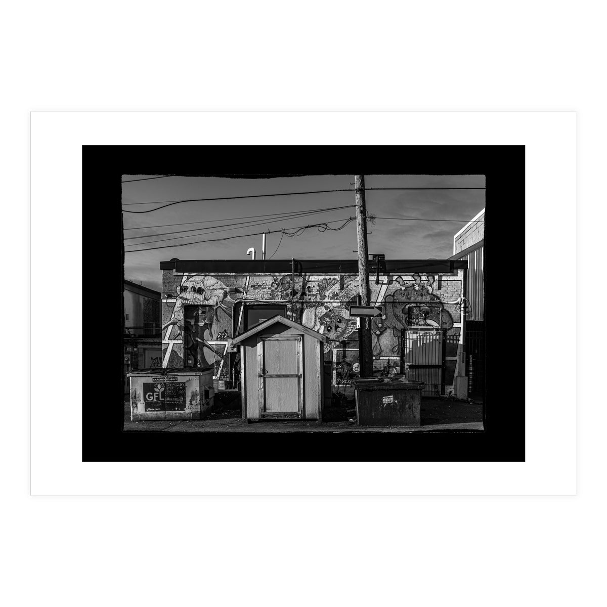 Cooke St Graffiti No 3 with Border (Print Only)