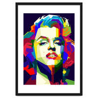 Marilyn Monroe Hollywood Icon Pop Art WPAP
