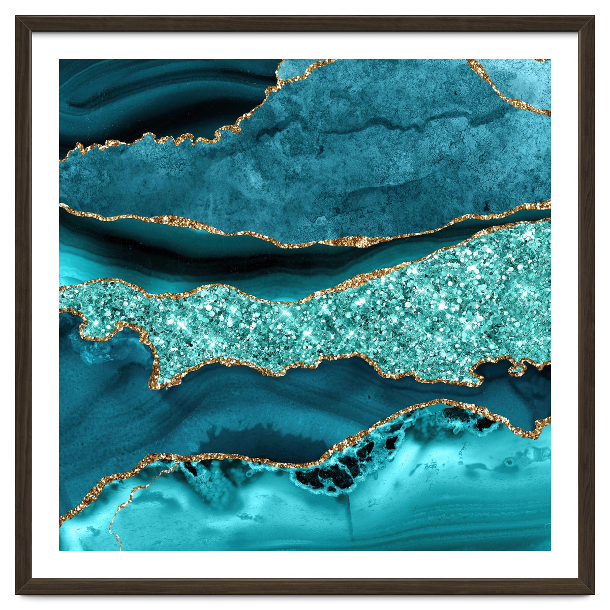 Agate Glitter Ocean Texture 12