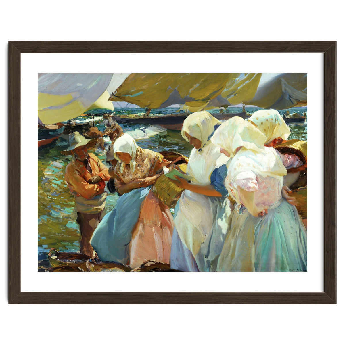 Joaquín Sorolla / 'Women of Valencia at the Beach', 1915, Oil on canvas, 93 x 126 cm.