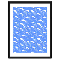 Swimming dolphins