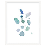 Watercolor Aqua Abstract Spots I thumbnail