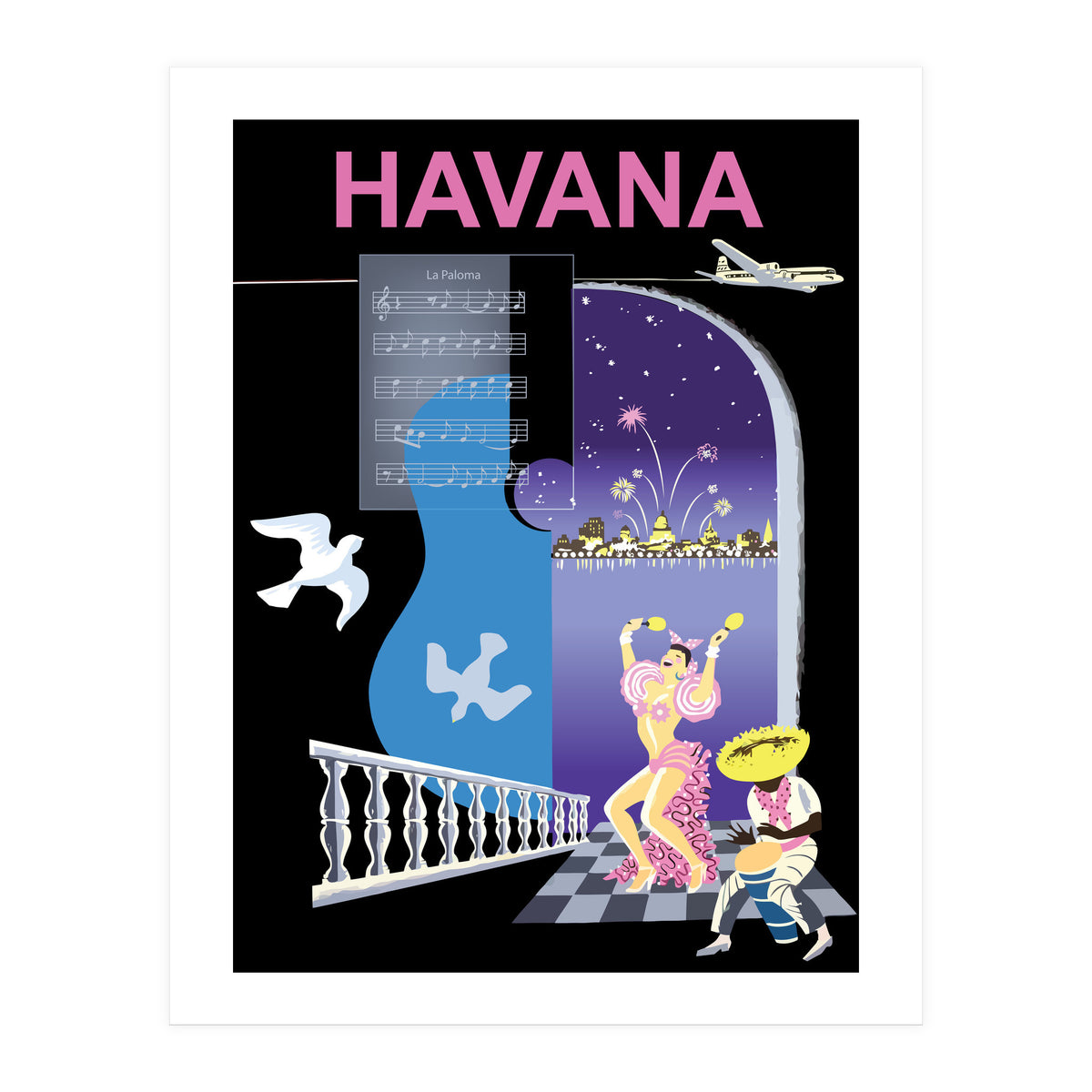Havana, Dancing Nights, Cuba (Print Only)