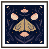 Moth And Flowers thumbnail