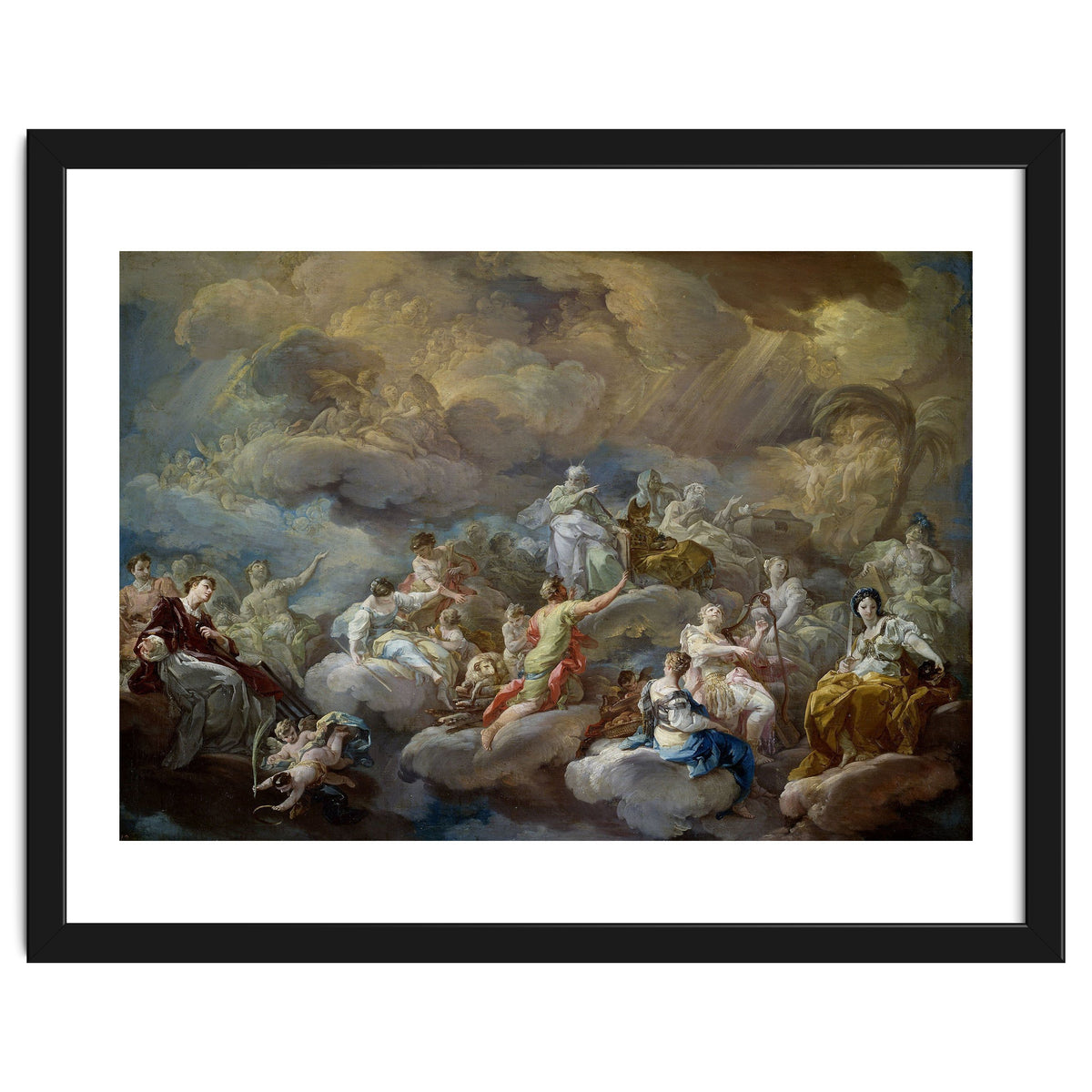 Corrado Giaquinto / 'Saints in Glory', 1755-1756, Italian School, Oil on canvas, 97 cm x 137 cm, ...