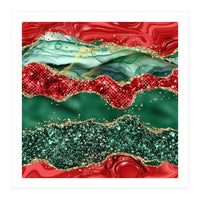 Christmas Glitter Agate Texture 05 (Print Only)