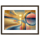 Sundown Serenity Scene In Art Deco thumbnail