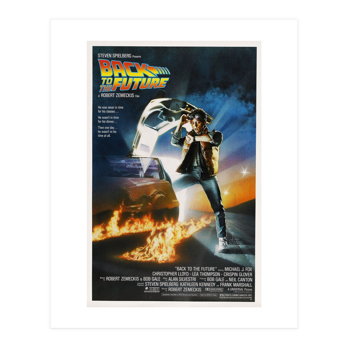 BACK TO THE FUTURE (1985), directed by ROBERT ZEMECKIS. (Print Only)