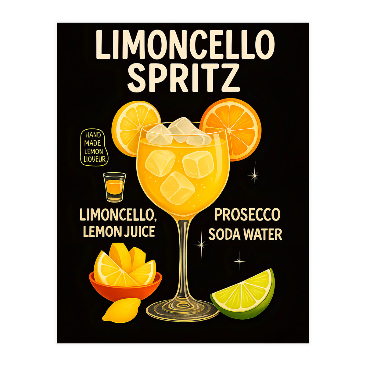 Limoncello Spritz (Print Only)