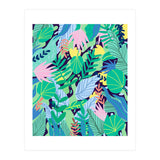 Wild Garden | Eclectic Contemporary Boho Jungle | Forest Meadow Botanical Nature Plants (Print Only) thumbnail