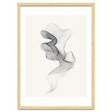 Abstract Black And White Swirling Lines Flowing Form thumbnail
