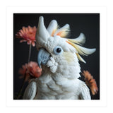 Beautiful Cockatoo Parrot With Yellow Crest (Print Only) thumbnail